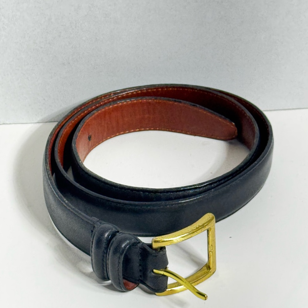 Coach Black and Brown Leather Belt
